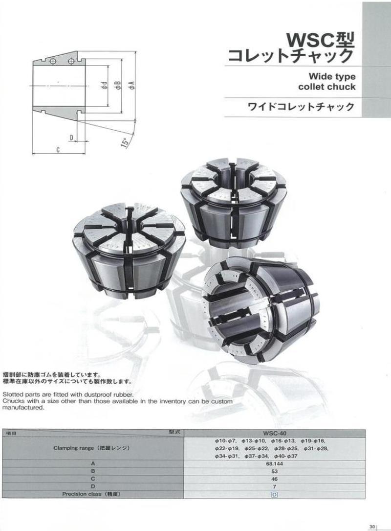Win Win Co.,Ltd RIKEN SEIKI WSC Wide type collet chuck