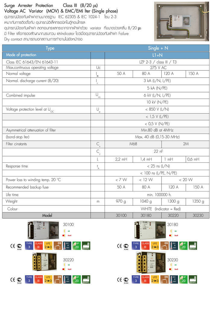 PRODUCT Surge Arrester Protection : บริษัท อะตอม-มิค เพาเวอร์ จำกัด ...